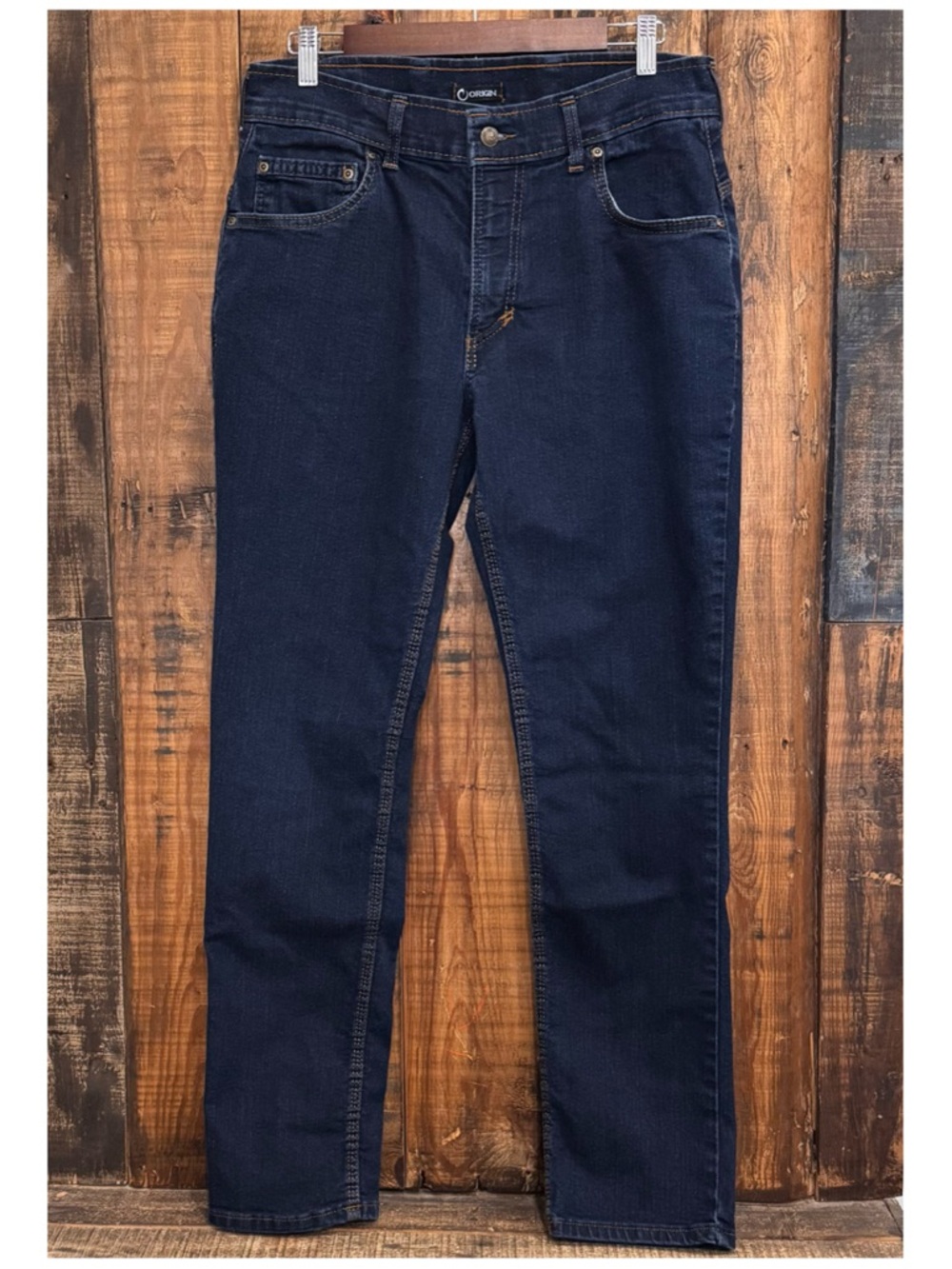 Origin Fighter Fit Jeans Mens 32x32 Blue Performance Denim Made USA